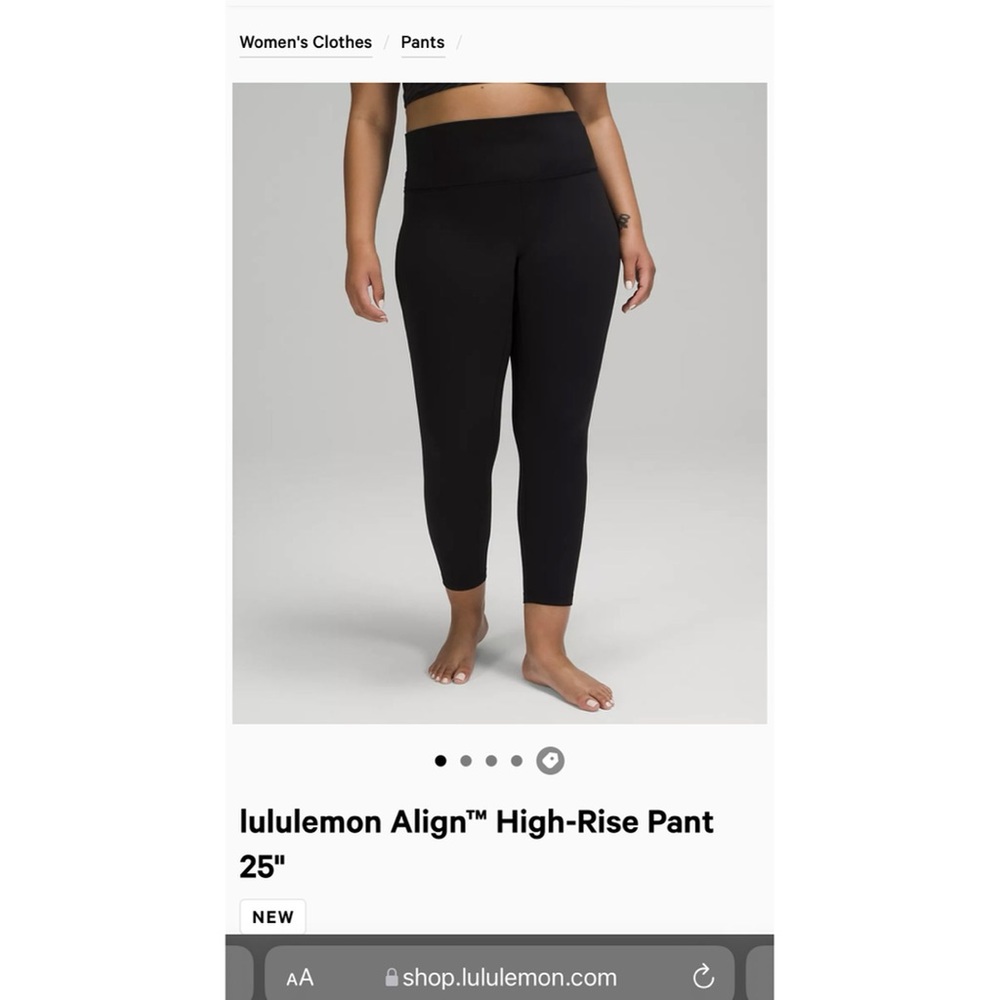 Lululemon align 25” leggings in Black